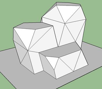 Edificio con arquitectura origami y Prefa-160